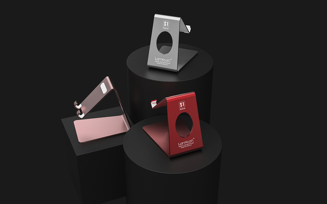 手机支架建模渲染练习