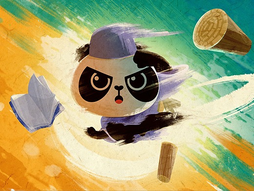 作业帮《纵横语文》宣传片动漫-动画片454214132作业帮浣熊设计2年前