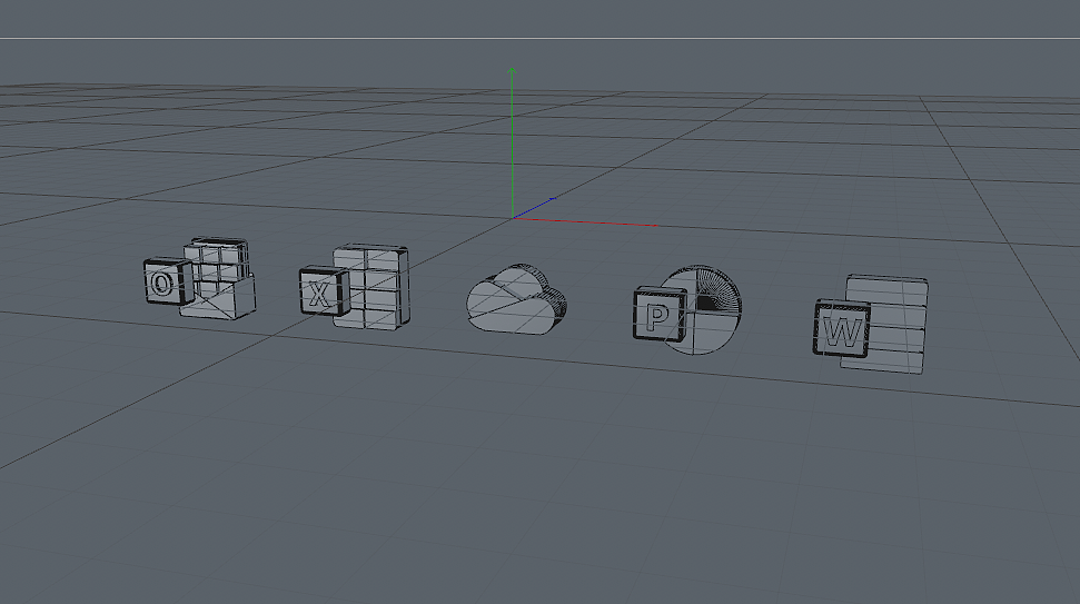 3D立体OFFICE图标，Word/Excel/PPT/Outlook/Od（图ZMjM2MjkwMTc2） - 图标 - 站酷设计师色影之间原创素材 - 站酷ZCOOL