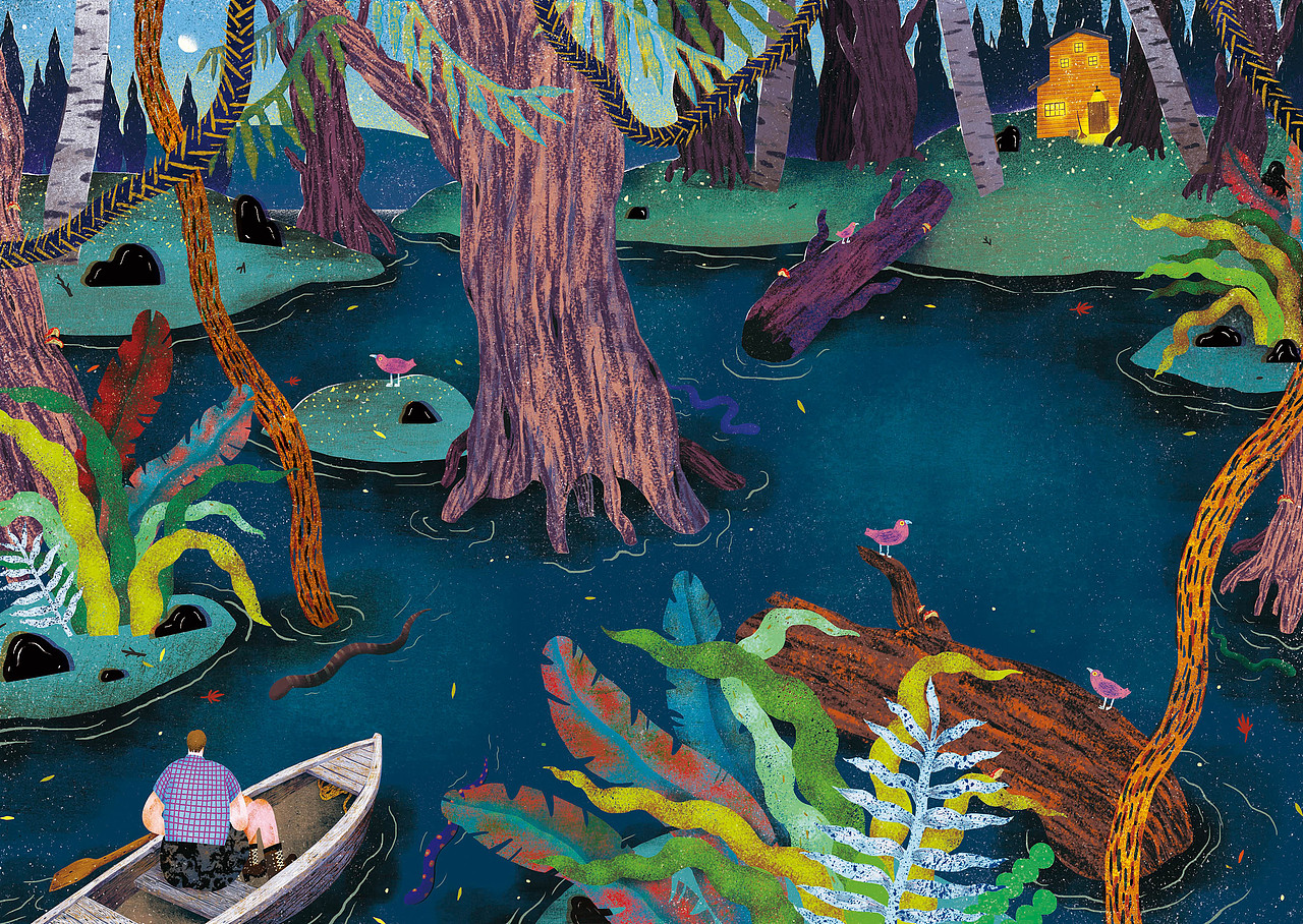 原创绘本《Careful What You Wish For》（图ZMjc3ODk3MDM2） - 绘本 - 站酷设计师老蟆原创素材 - 站酷ZCOOL