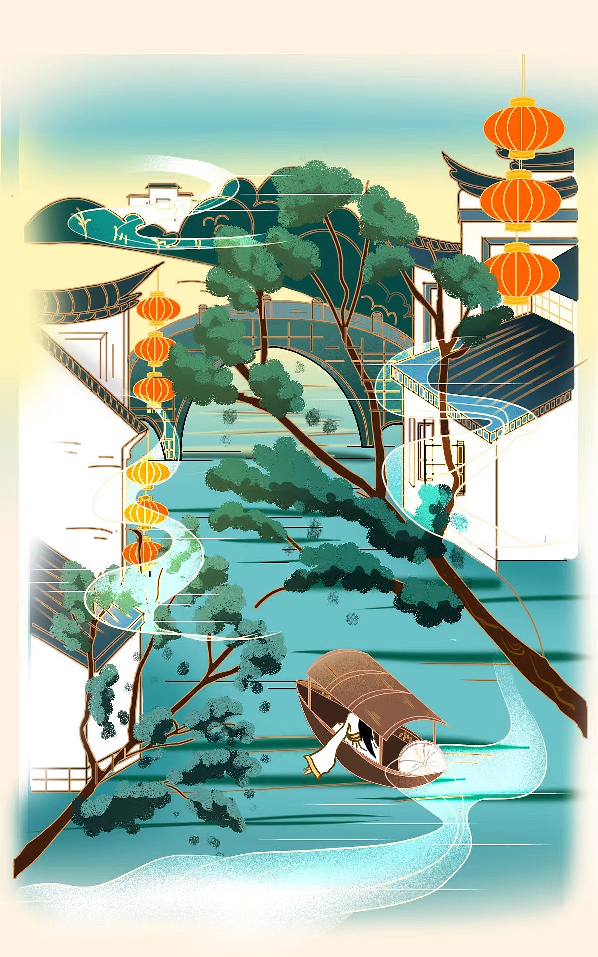 小梁部分个人插画作品