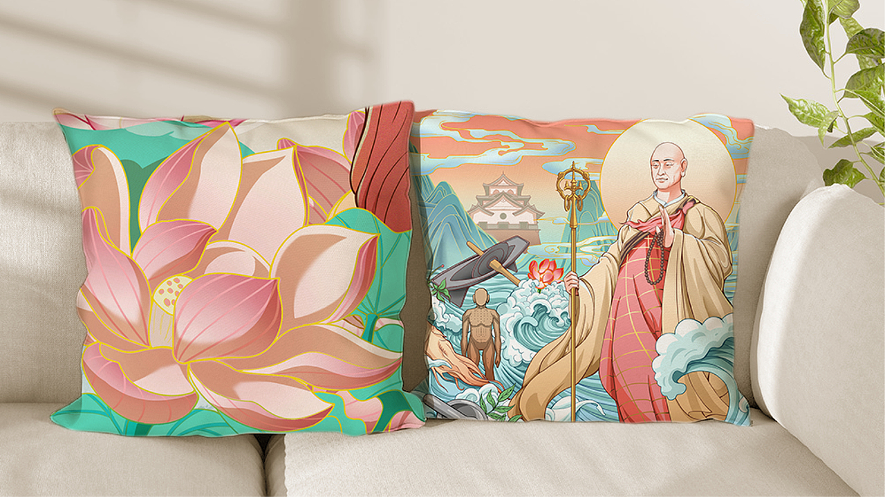 鉴真大师NFT视觉形象设计