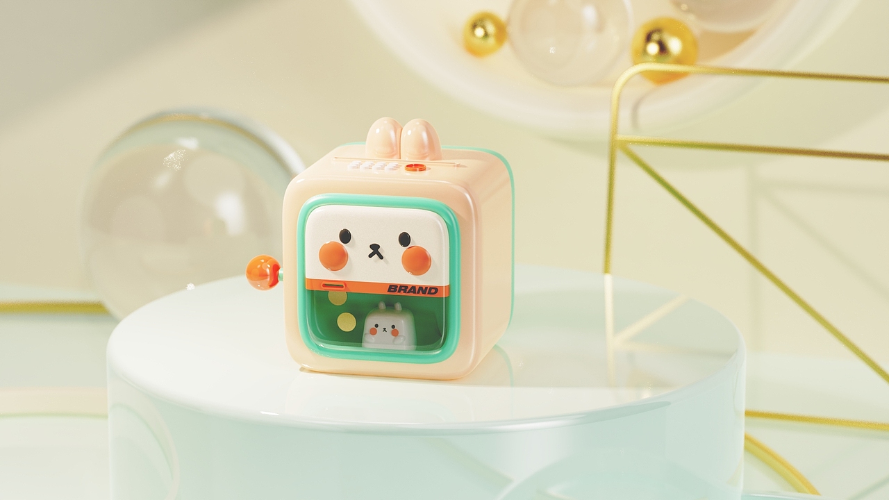 TANGENTDESIGN-方兔子存钱罐