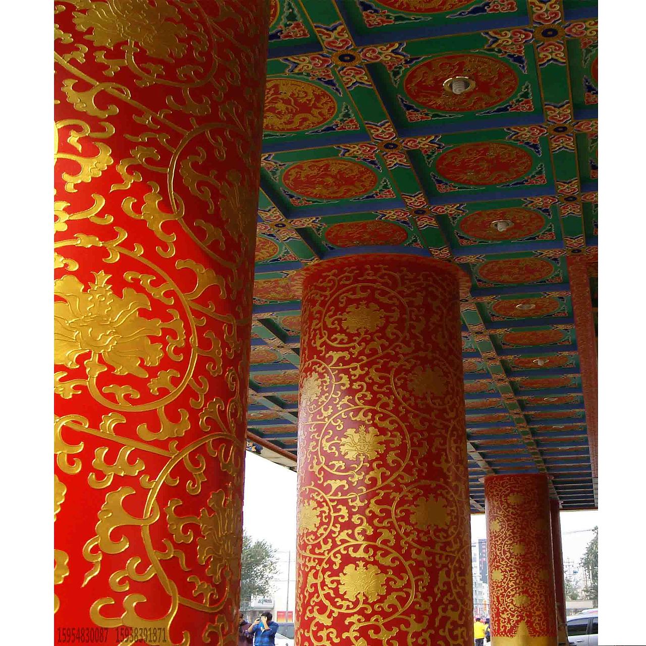 古建筑彩绘之寺庙璇子彩绘（图ZMzM4ODM5MTAw） - 绘画 - 站酷设计师liujiandong原创素材 - 站酷ZCOOL