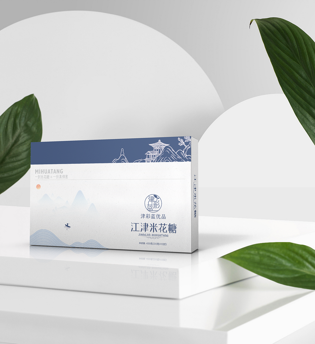 中国风米花糖包装设计