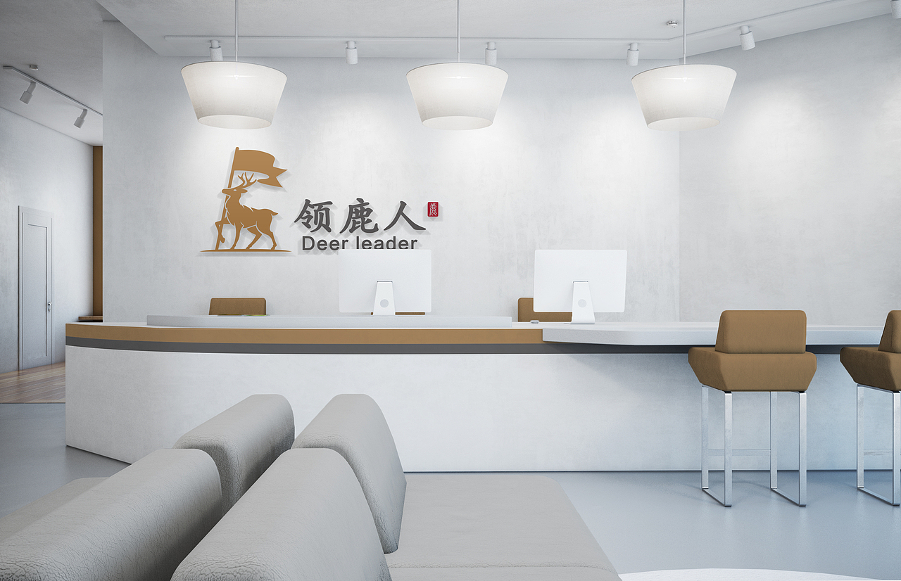 领鹿人品牌标志设计（图ZMjAwMTcyMTg4） - Logo - 站酷设计师superfly0410原创素材 - 站酷ZCOOL