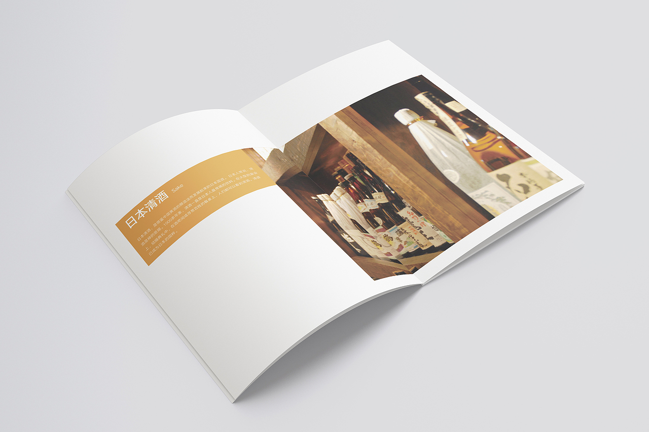 画册——设计/工艺/文案（美食类画册日式料理类）两套