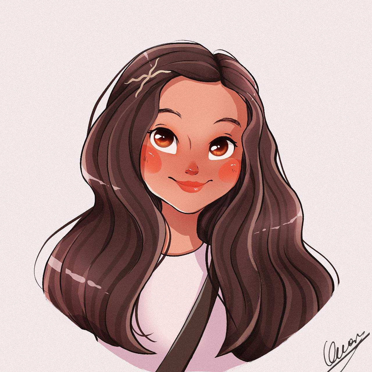 欧美风女性头像|插画|创作习作|未择之路_原创作品-站酷zcool