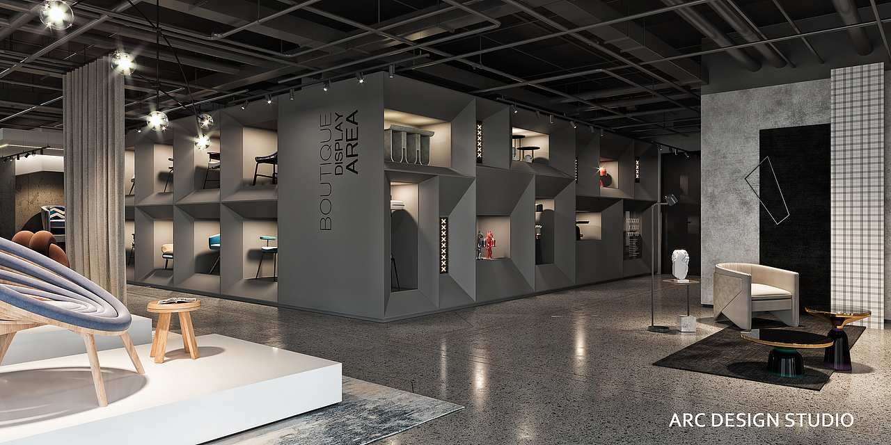 宁波理享家家具展厅设计（图ZMjM0MjgzNzIw） - 展陈设计 - 站酷设计师MMC锐原创素材 - 站酷ZCOOL