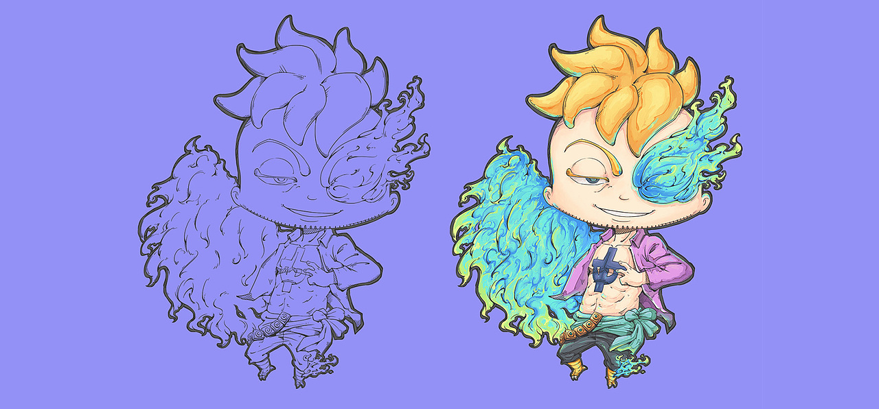 动漫角色同人Q版