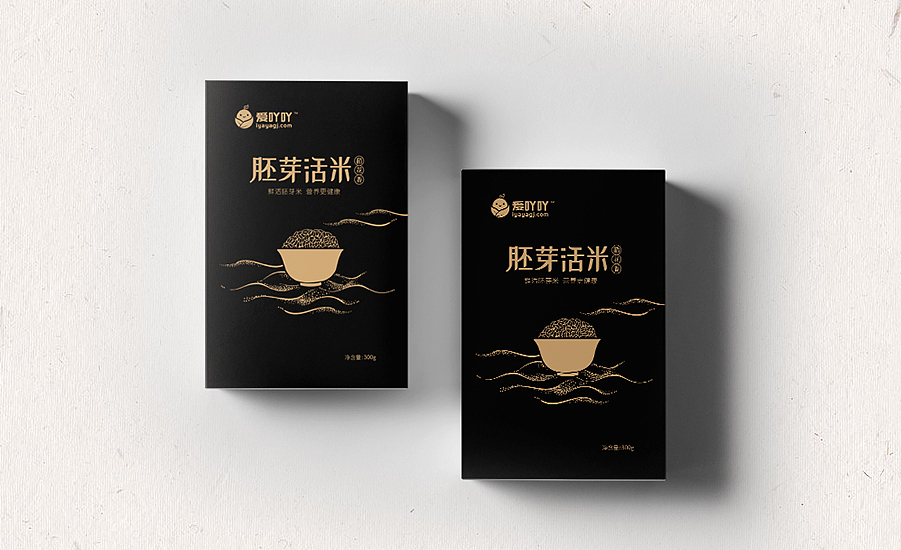 胚芽米高端礼盒（图ZMTc5NjE1NjYw） - 包装 - 站酷设计师天空燕原创素材 - 站酷ZCOOL