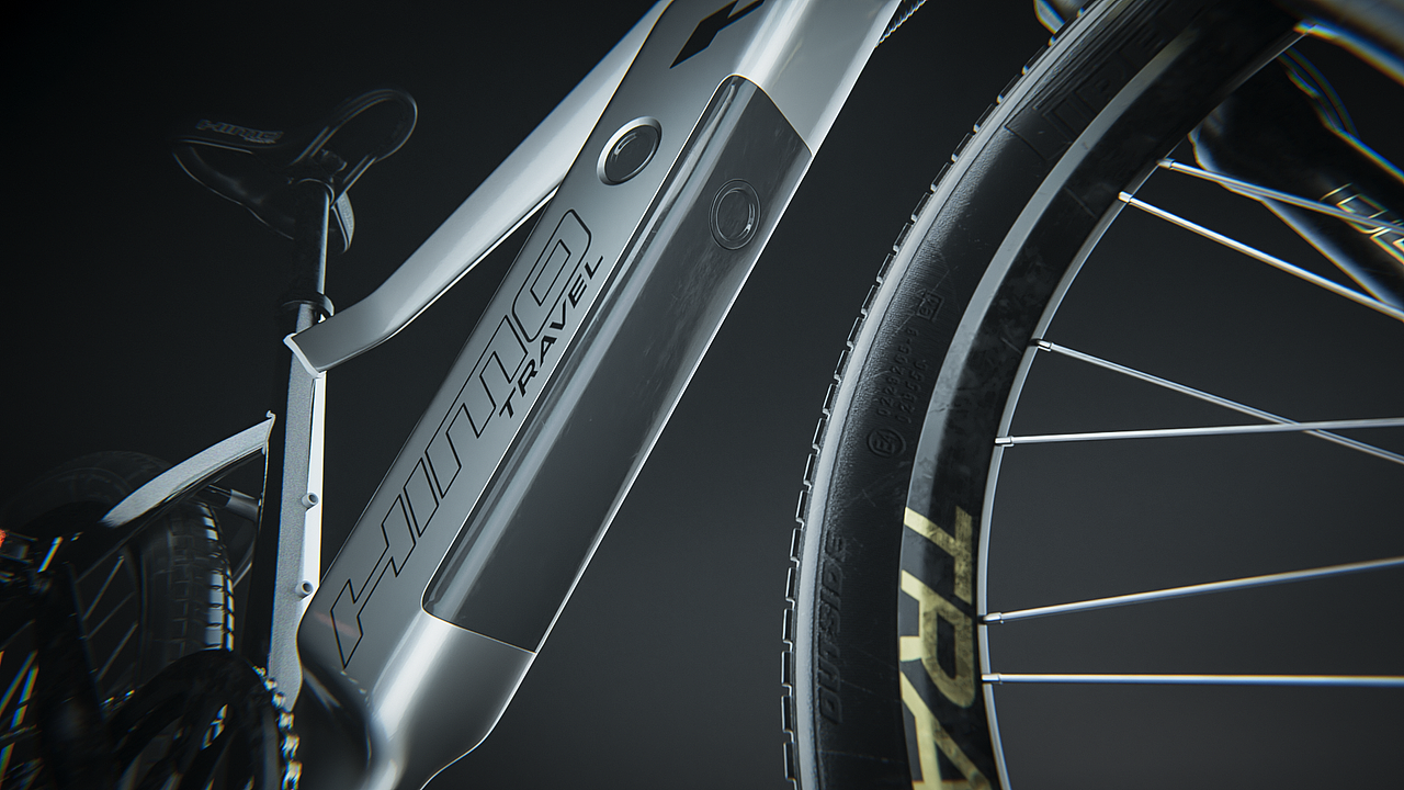 小米 Himo电动自行车 - Blender渲染