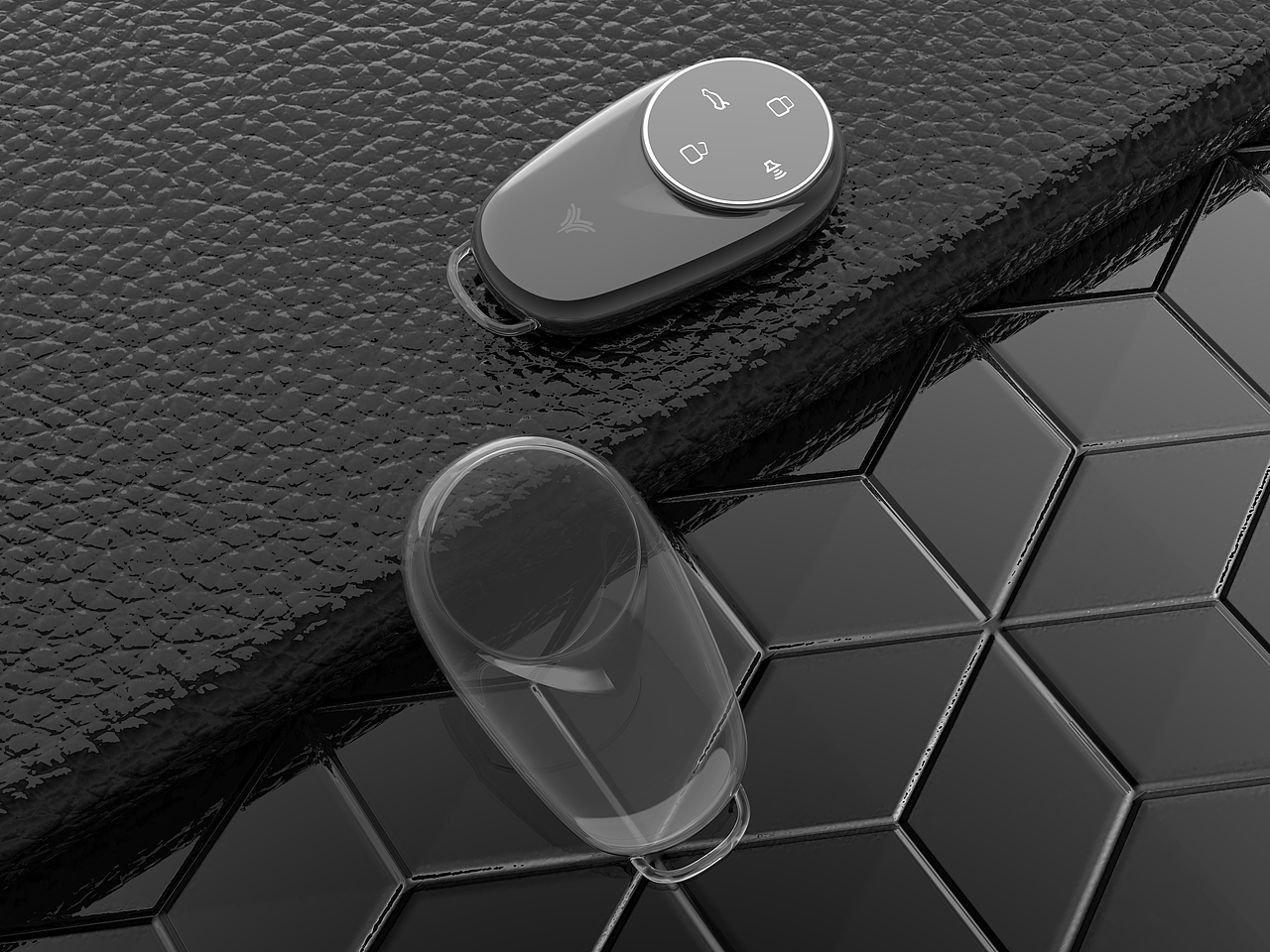 汽车钥匙保护壳挂扣建模与渲染分享（图ZMzc1MTQyNDM2） - 生活用品 - 站酷设计师理想国的拾荒人原创素材 - 站酷ZCOOL