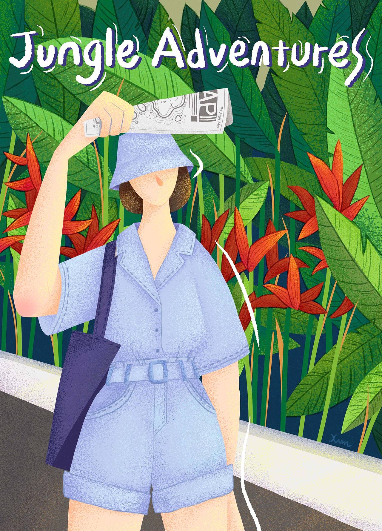夏天走啦 练习合集——这个夏（图ZMTI4MDY3OTc2） - 创作习作 - 站酷设计师Xun_柒寻原创素材 - 站酷ZCOOL