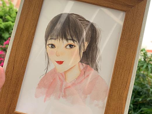 水彩头像约稿微信:MCZ0987