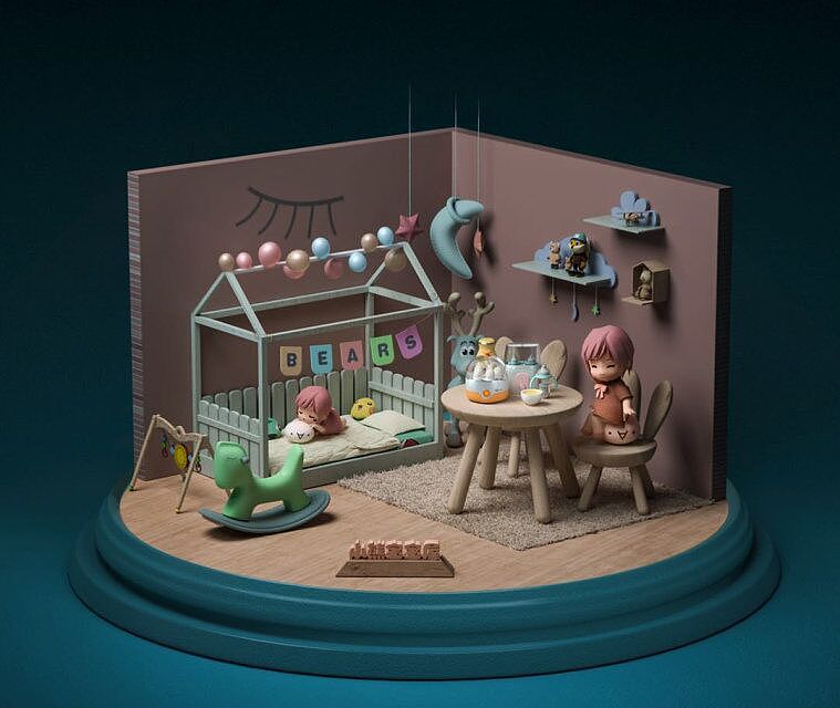 OC第二期学员作品——NiaoNiao的C4D课堂（上）（图ZMTQyMjM3OTYw） - 场景 - 站酷设计师我就是NiaoNiao原创素材 - 站酷ZCOOL