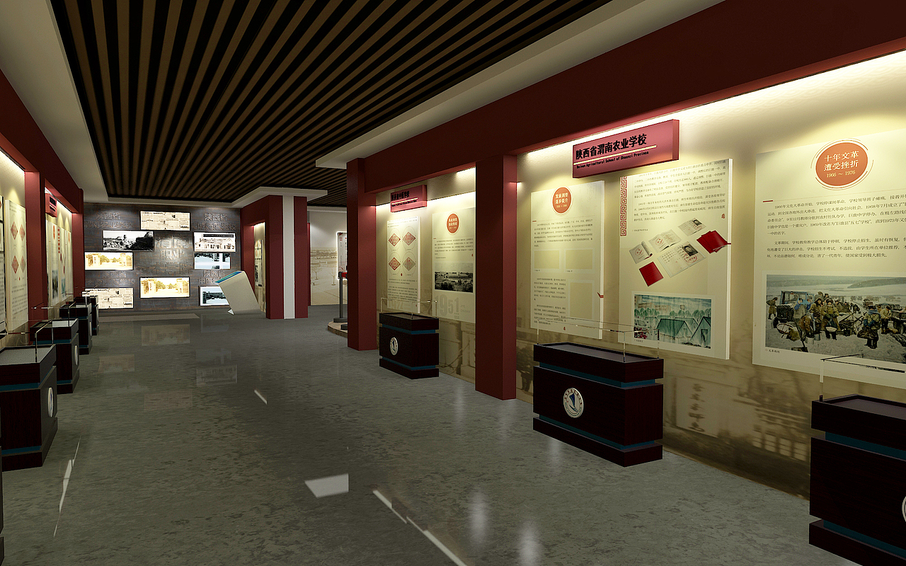 校史馆（图ZMjQzNDg1MjI4） - 展陈设计 - 站酷设计师云景工程设计原创素材 - 站酷ZCOOL
