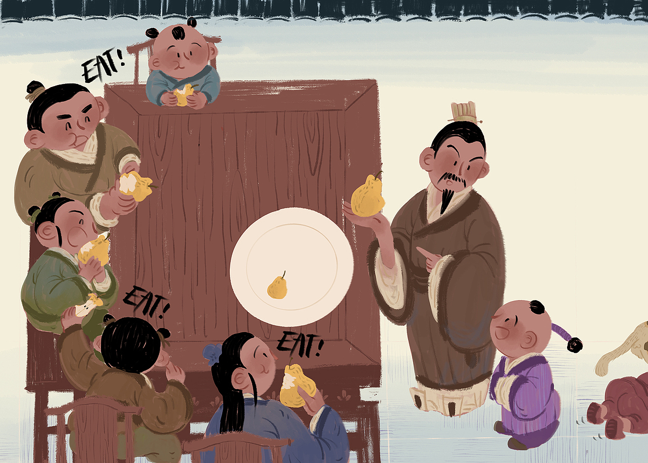 《中国好故事》英文分级绘本（图ZMjc4ODM5MjQ0） - 绘本 - 站酷设计师无牙牙tooth原创素材 - 站酷ZCOOL