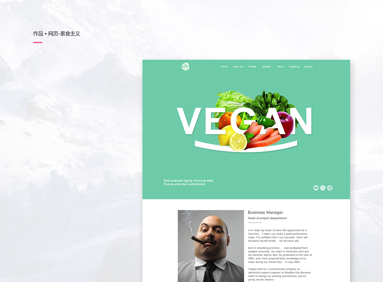 个人简历作品展示