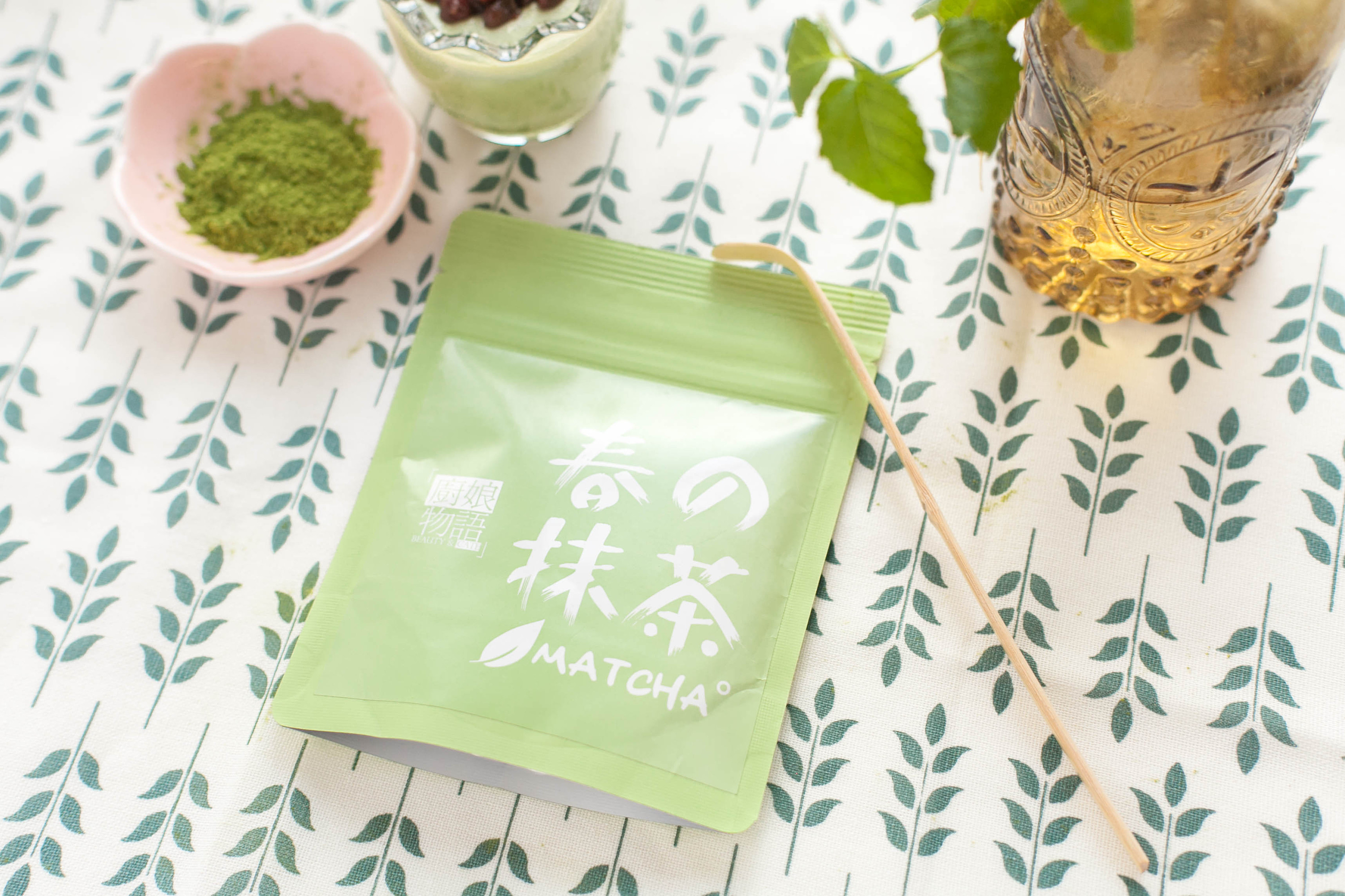 厨娘物语春の抹茶包装设计