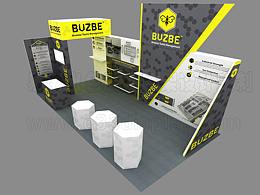 参展展位展台设计制作，拆装式新型搭建材料，绿色环保