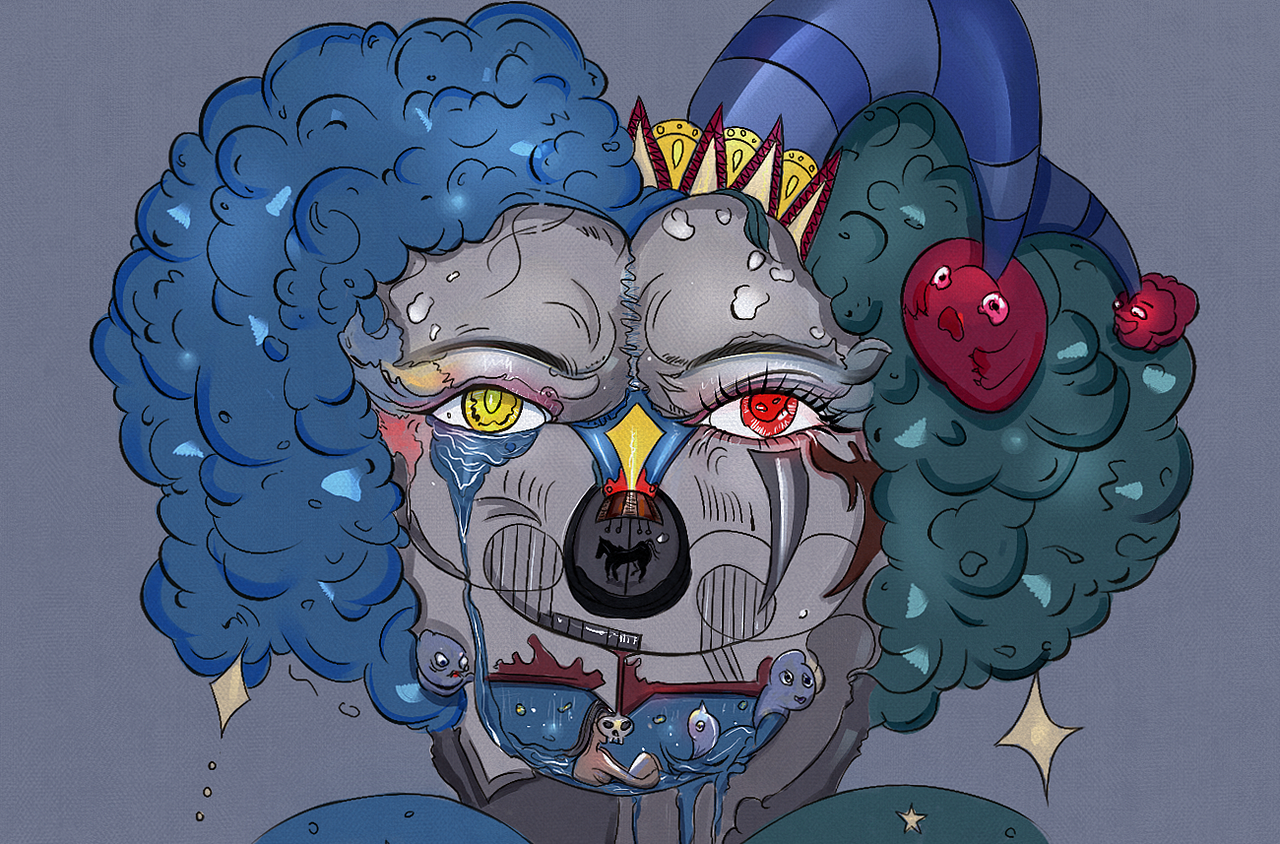 一个人的游乐园（图ZMjE3NTM2NDky） - 艺术插画 - 站酷设计师KUOKI_JH原创素材 - 站酷ZCOOL