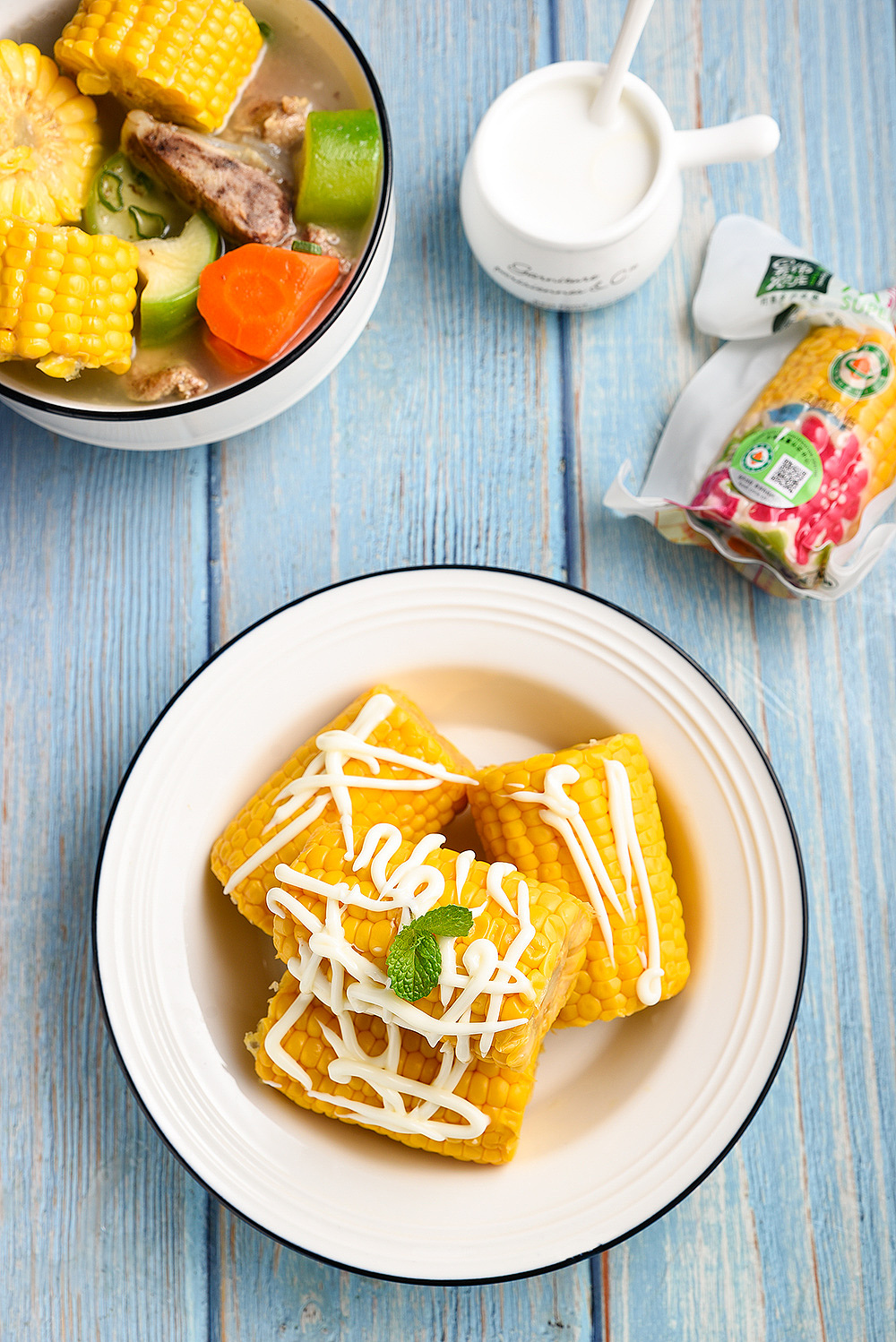 玉米棒、玉米粒拍摄