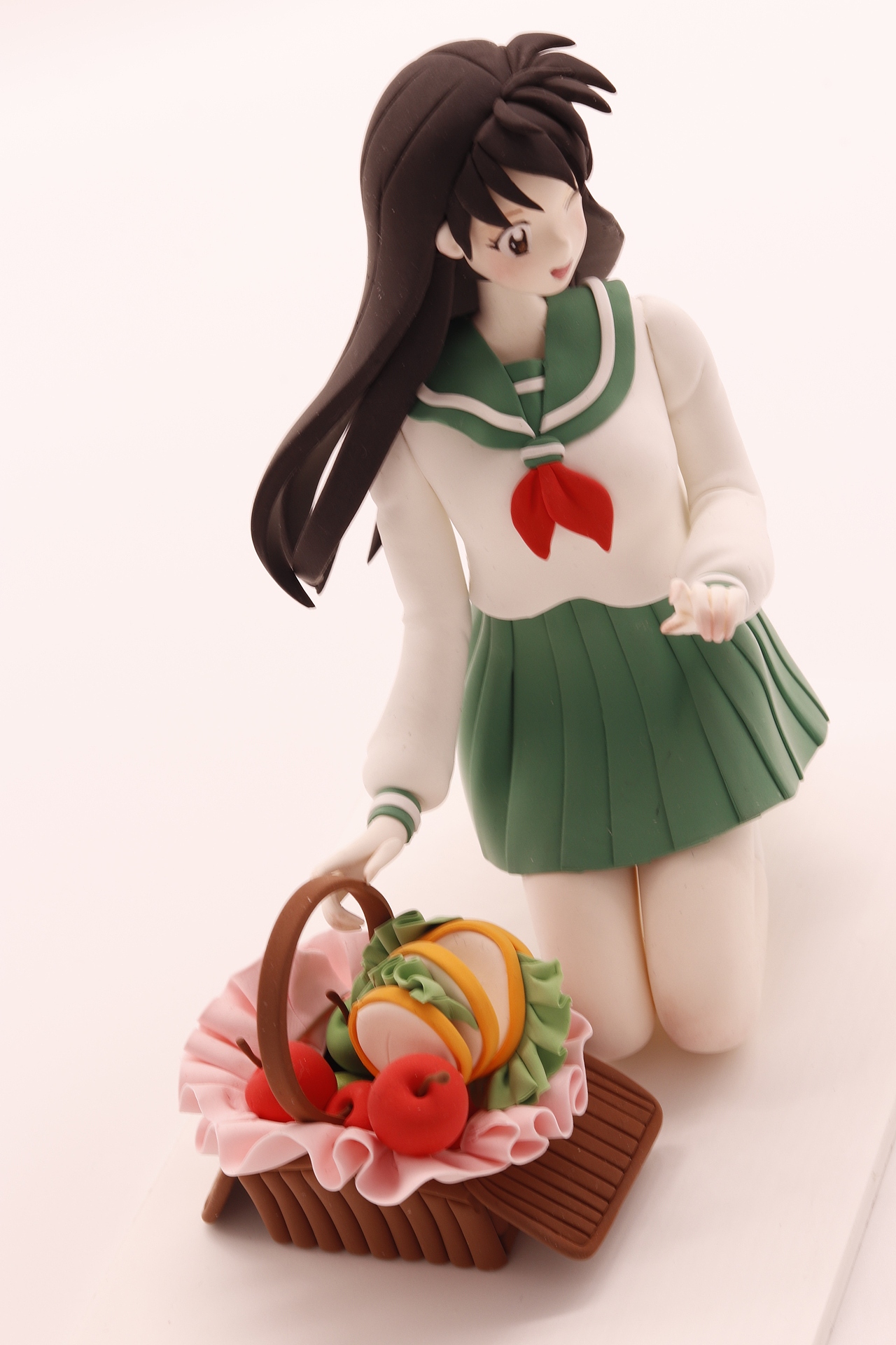 自制超轻粘土手办日暮戈薇