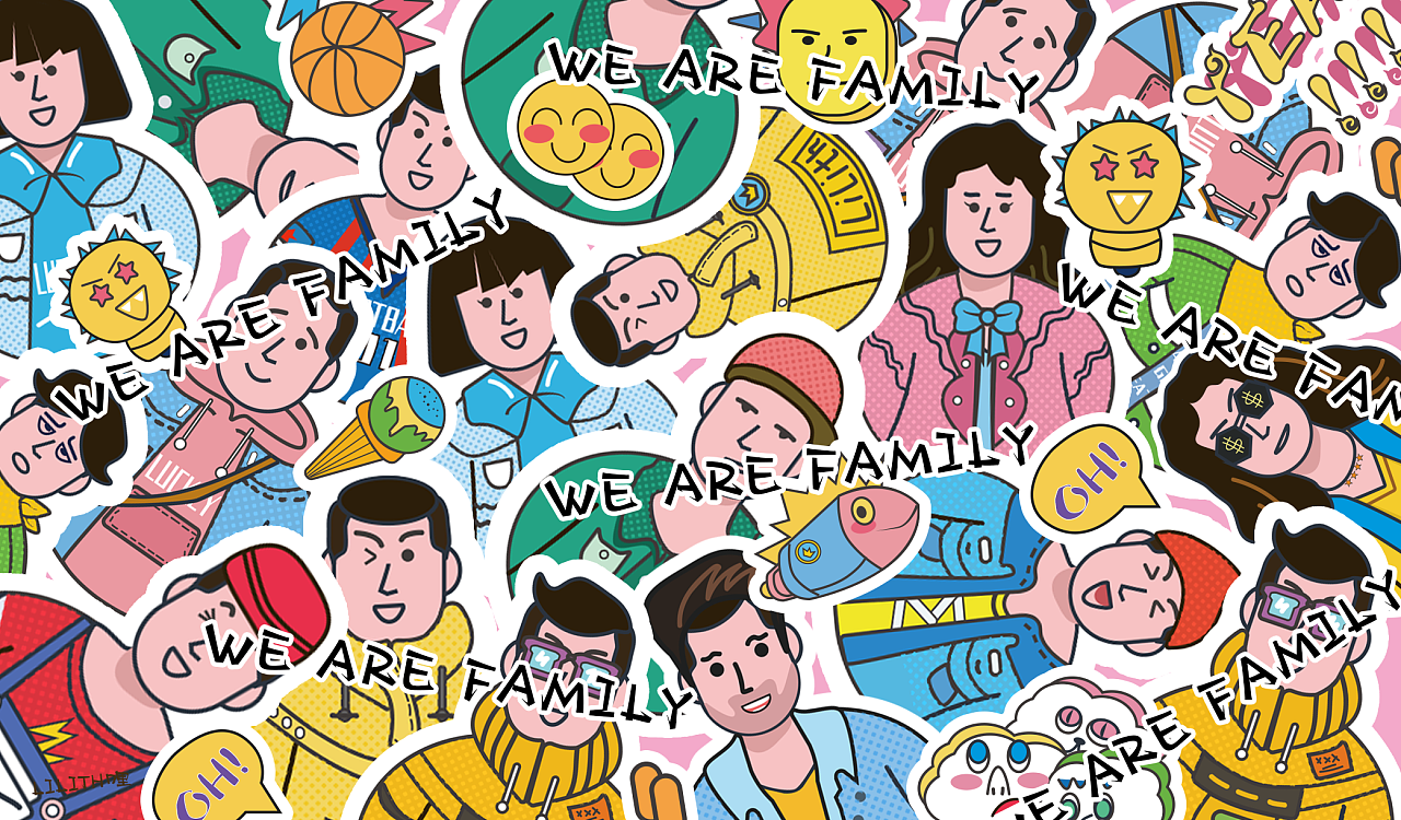 人物头像wearefamily