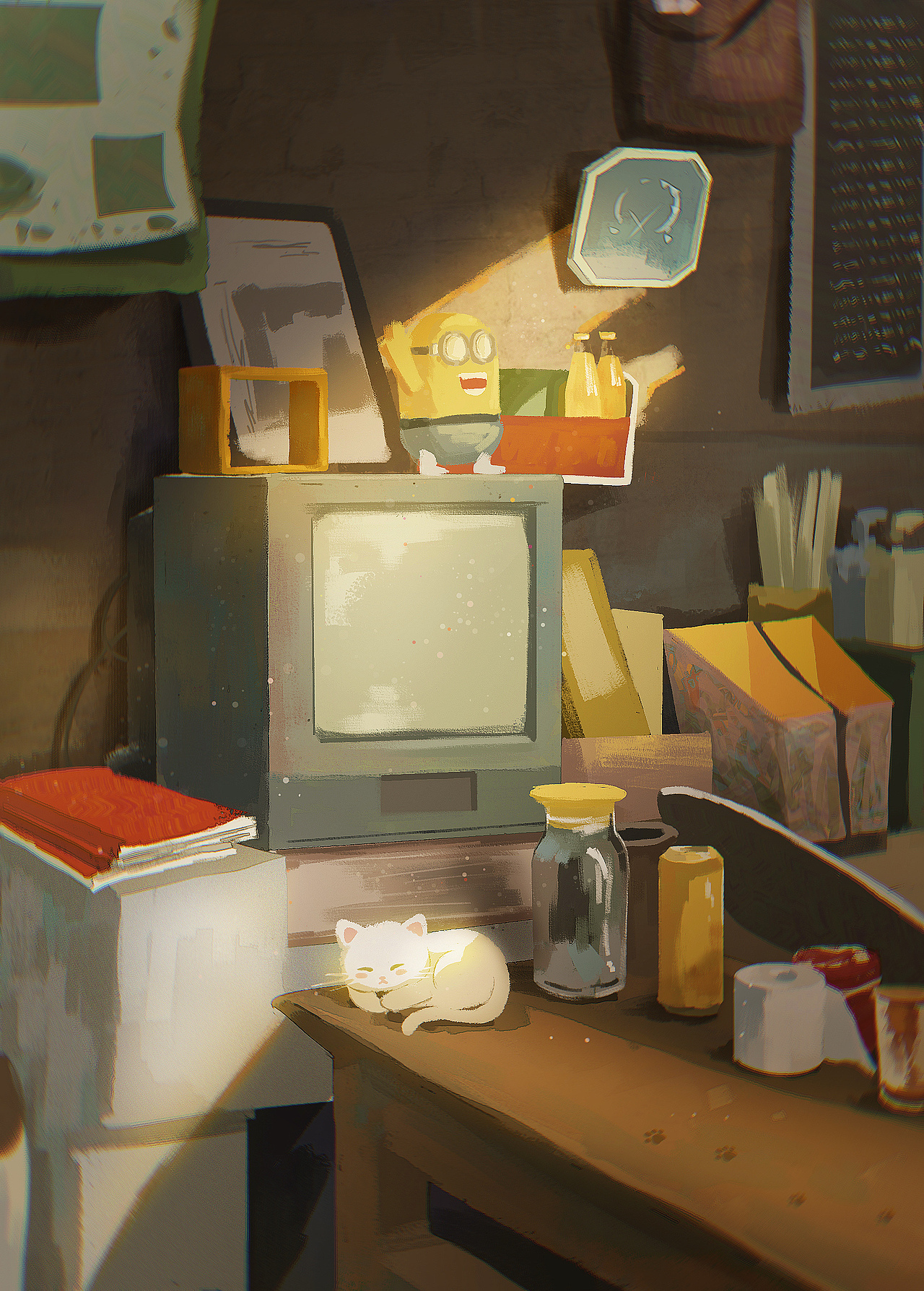 色彩60天挑战之饭团旅行记（图ZMjc1NjI2NzM2） - 创作习作 - 站酷设计师白猫白喵原创素材 - 站酷ZCOOL