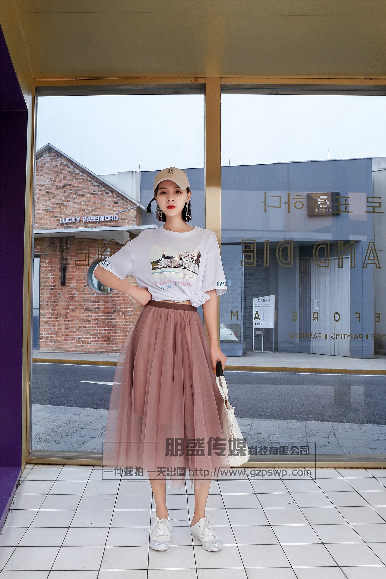 朋盛传媒|摄影模特李倩服装拍摄可爱甜美风小清新