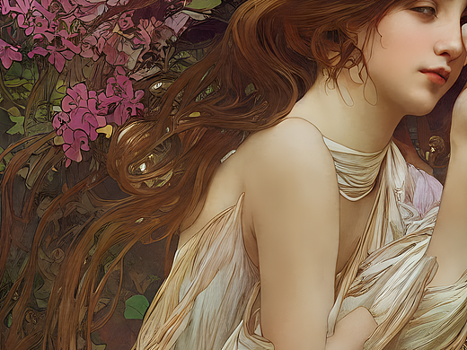 #AI创作实验室#西西里的美丽传说，高度详细的，数字绘