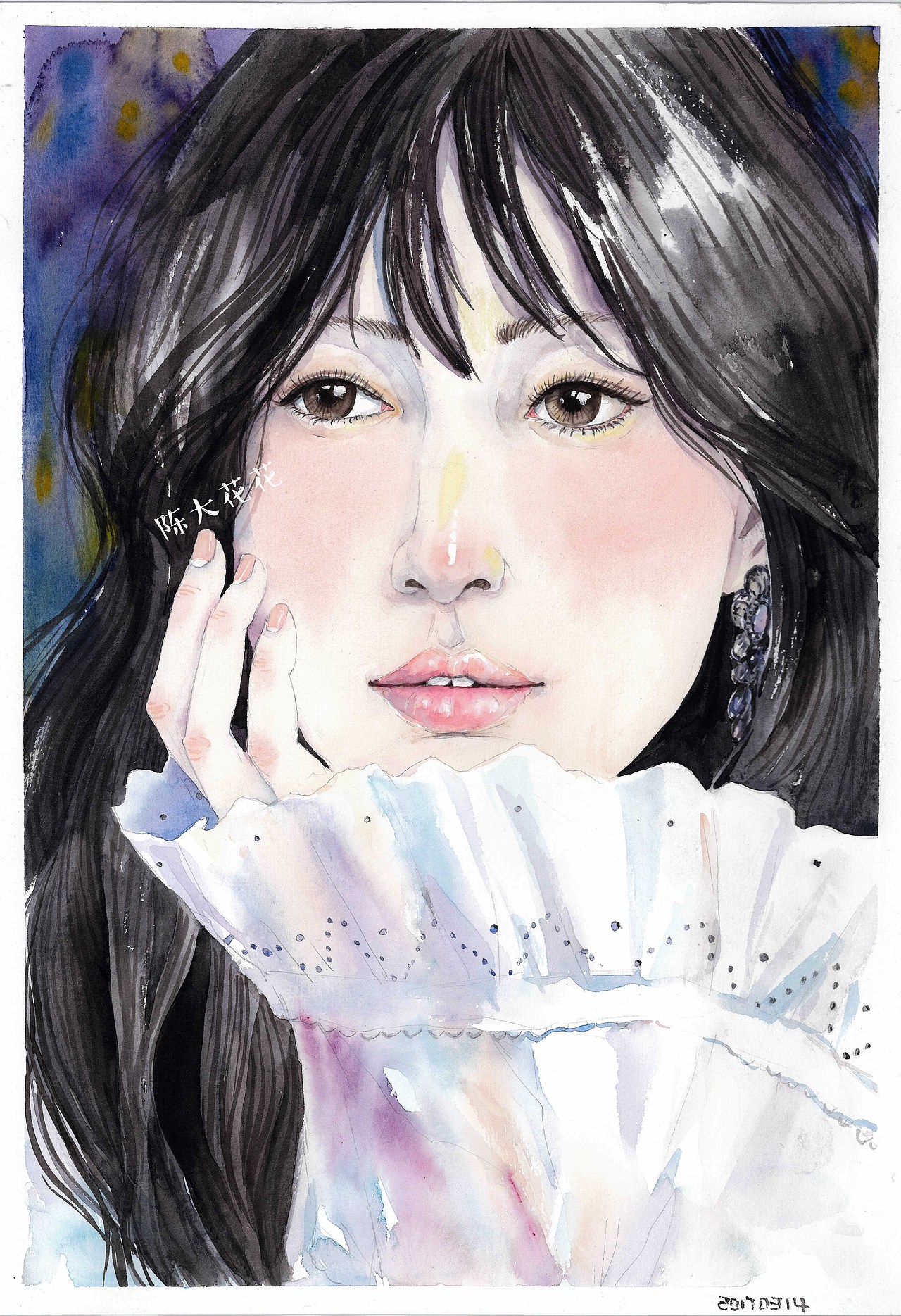 陈大花花作品水彩人物插画（图ZNzM1ODQwMDQ=） - 商业插画 - 站酷设计师插画师陈大花花原创素材 - 站酷ZCOOL