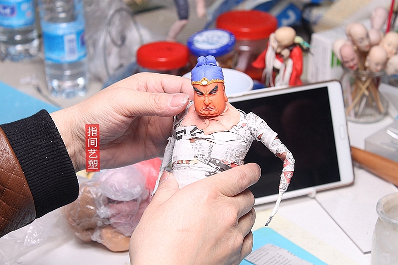 贺加贵面塑软陶(关羽）（图ZNzk5MjExOTY=） - 手办/模玩 - 站酷设计师贺加贵3D翻糖原创素材 - 站酷ZCOOL