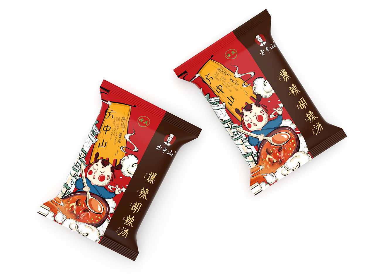 方中山胡辣汤品牌形象设计