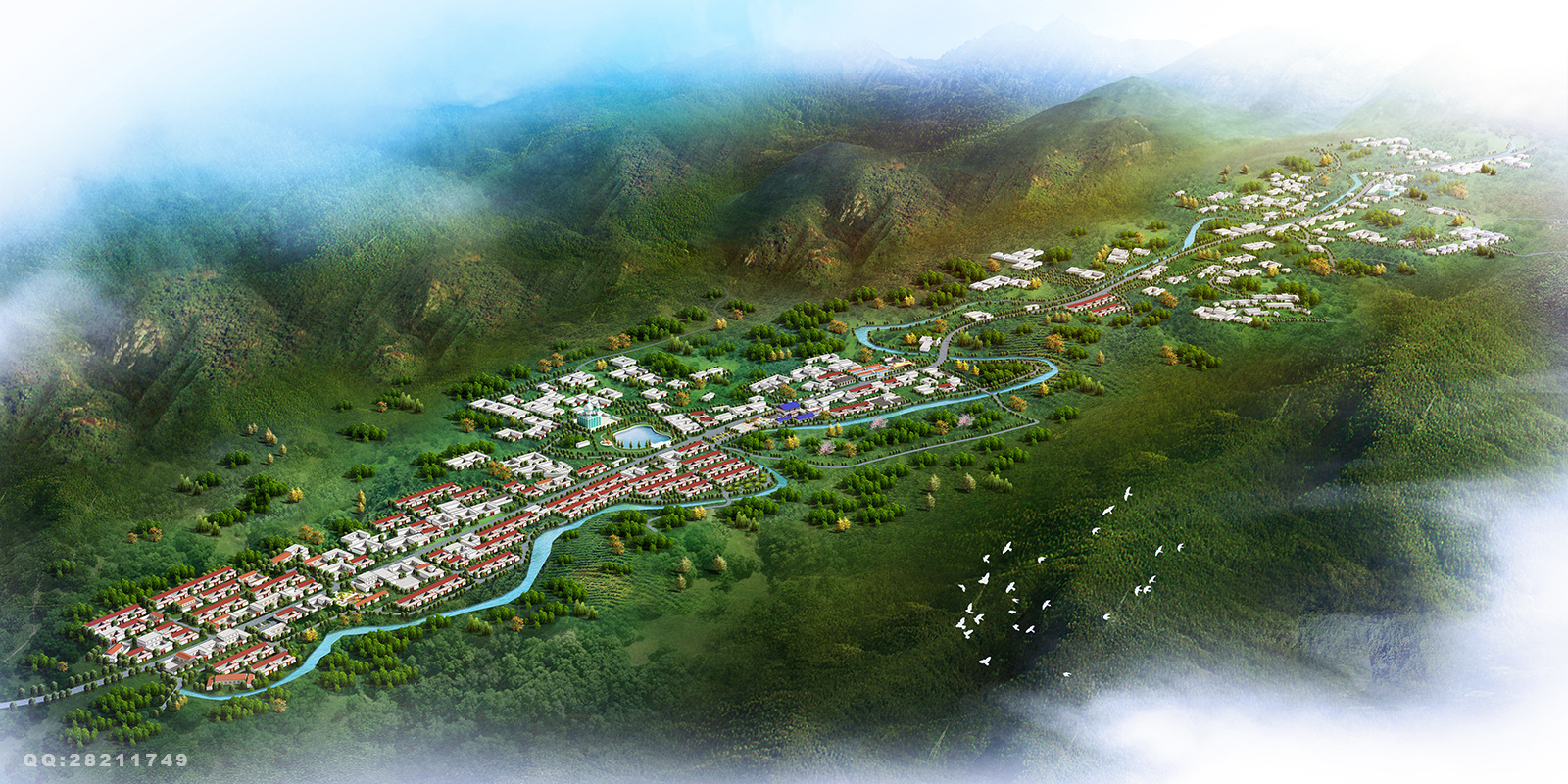 鸟瞰|三维|场景|灵乱 - 原创作品 - 站酷 (zcool)