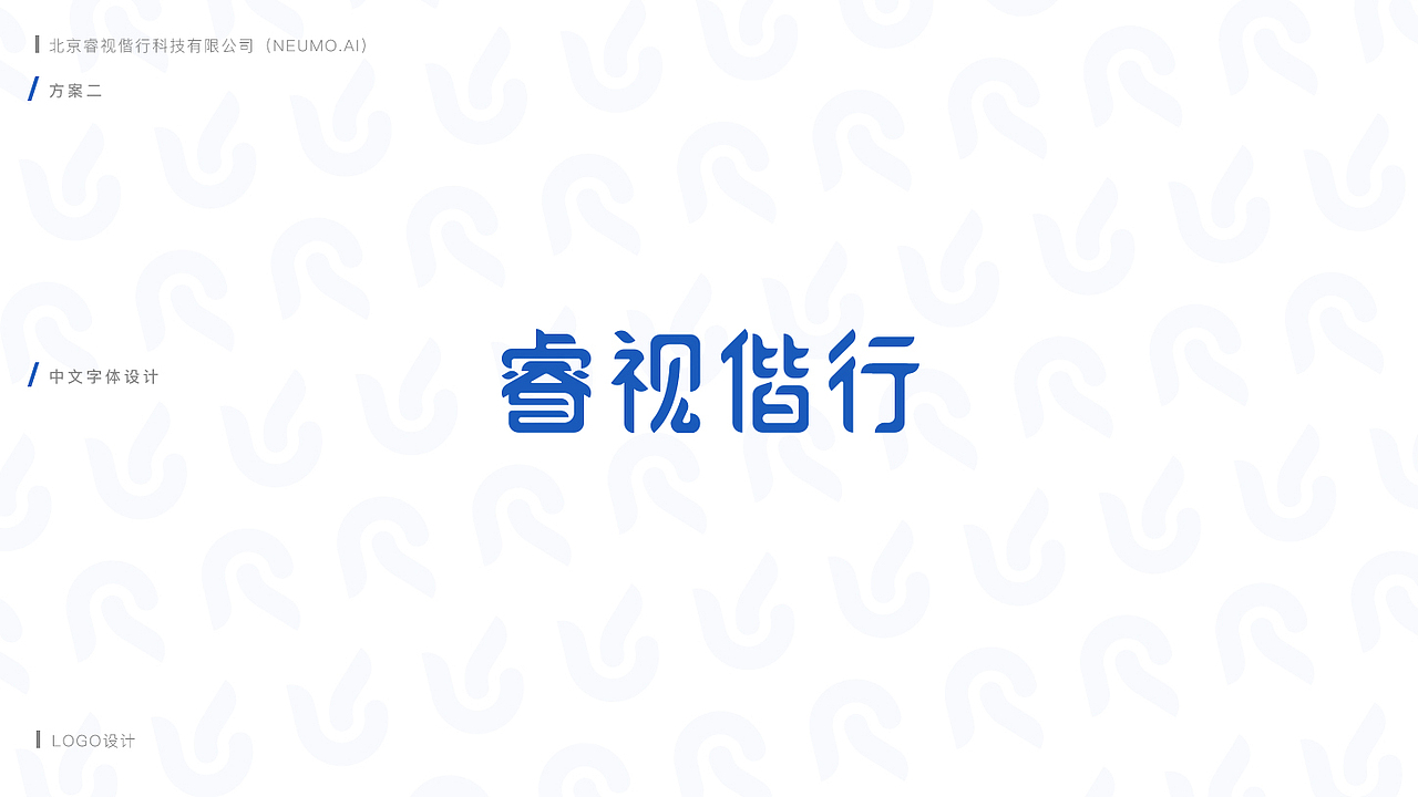 睿视偕行LOGO设计