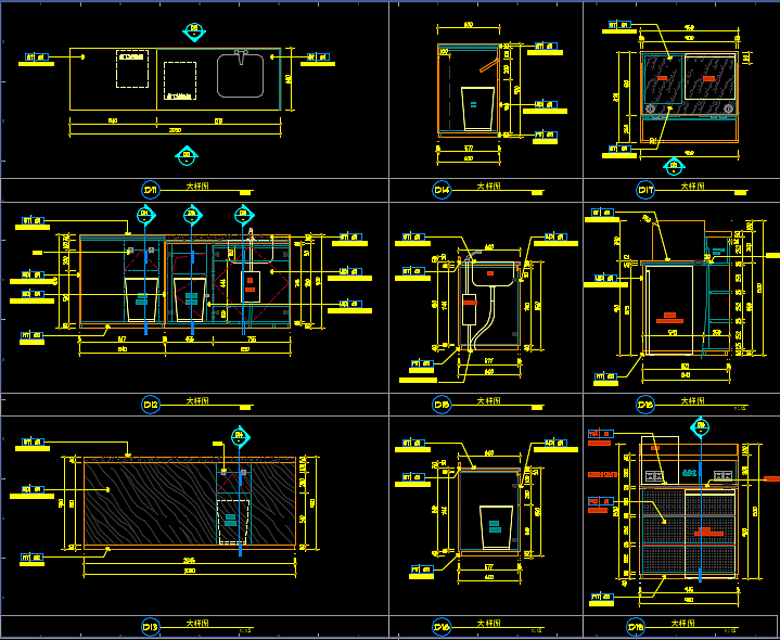 周口某酒店深化设计（图ZMjcyNTcyMDcy） - 酒店餐饮设计 - 站酷设计师图纸美学原创素材 - 站酷ZCOOL