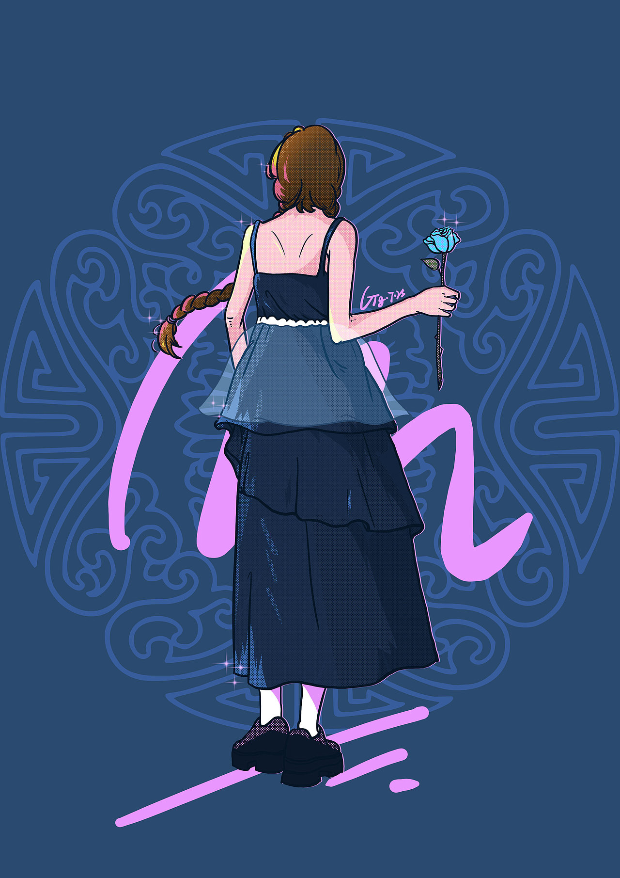 我对月亮许愿 你要永远快乐（图ZMjY3MjY5OTcy） - 创作习作 - 站酷设计师Z67961051原创素材 - 站酷ZCOOL