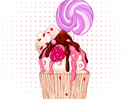 茶杯蛋糕🍰 | 甜品海报