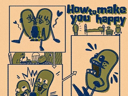 [原创插画] How to make you happy?