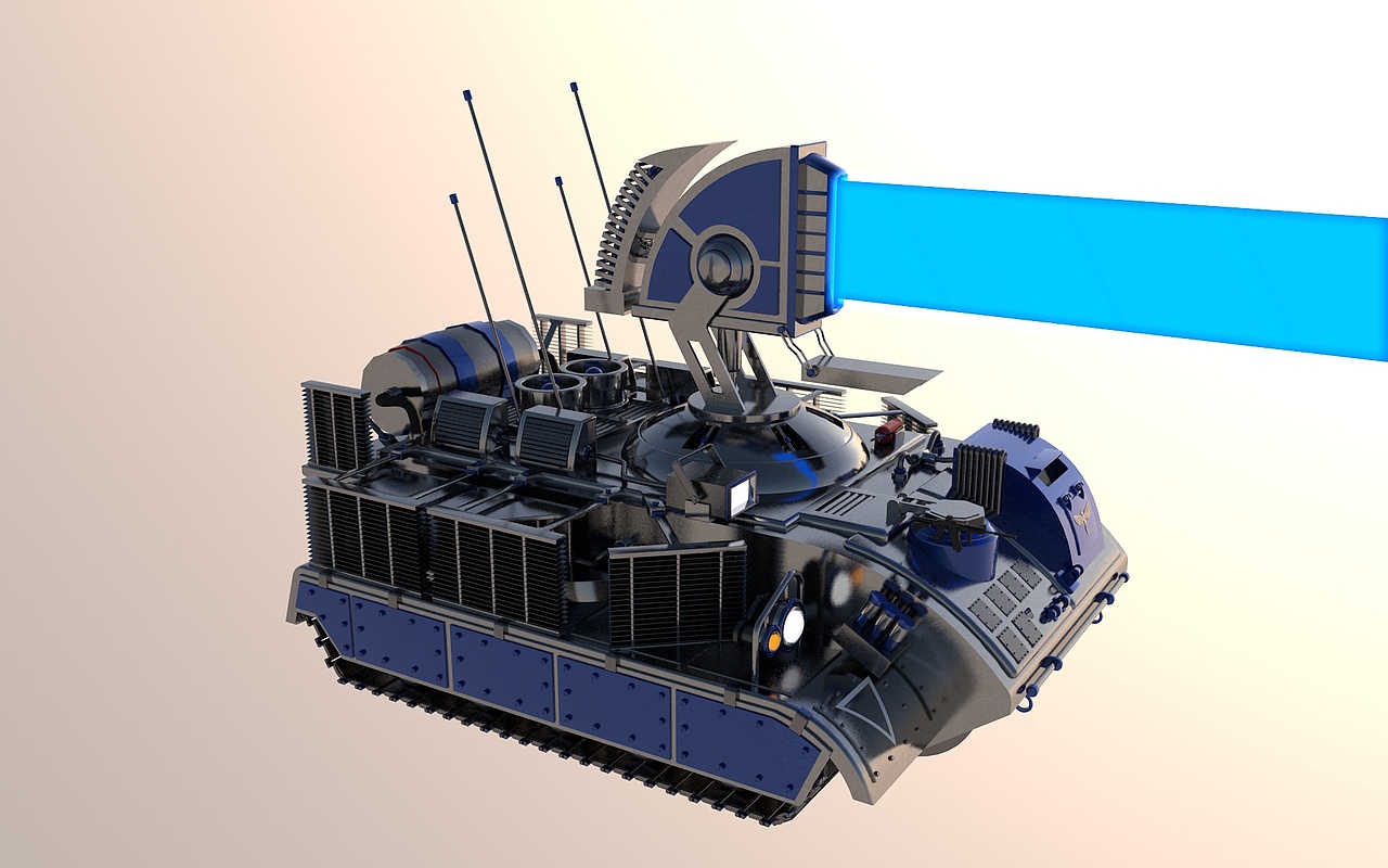 童年回忆之红色警戒2-盟军篇:光棱坦克prism tank