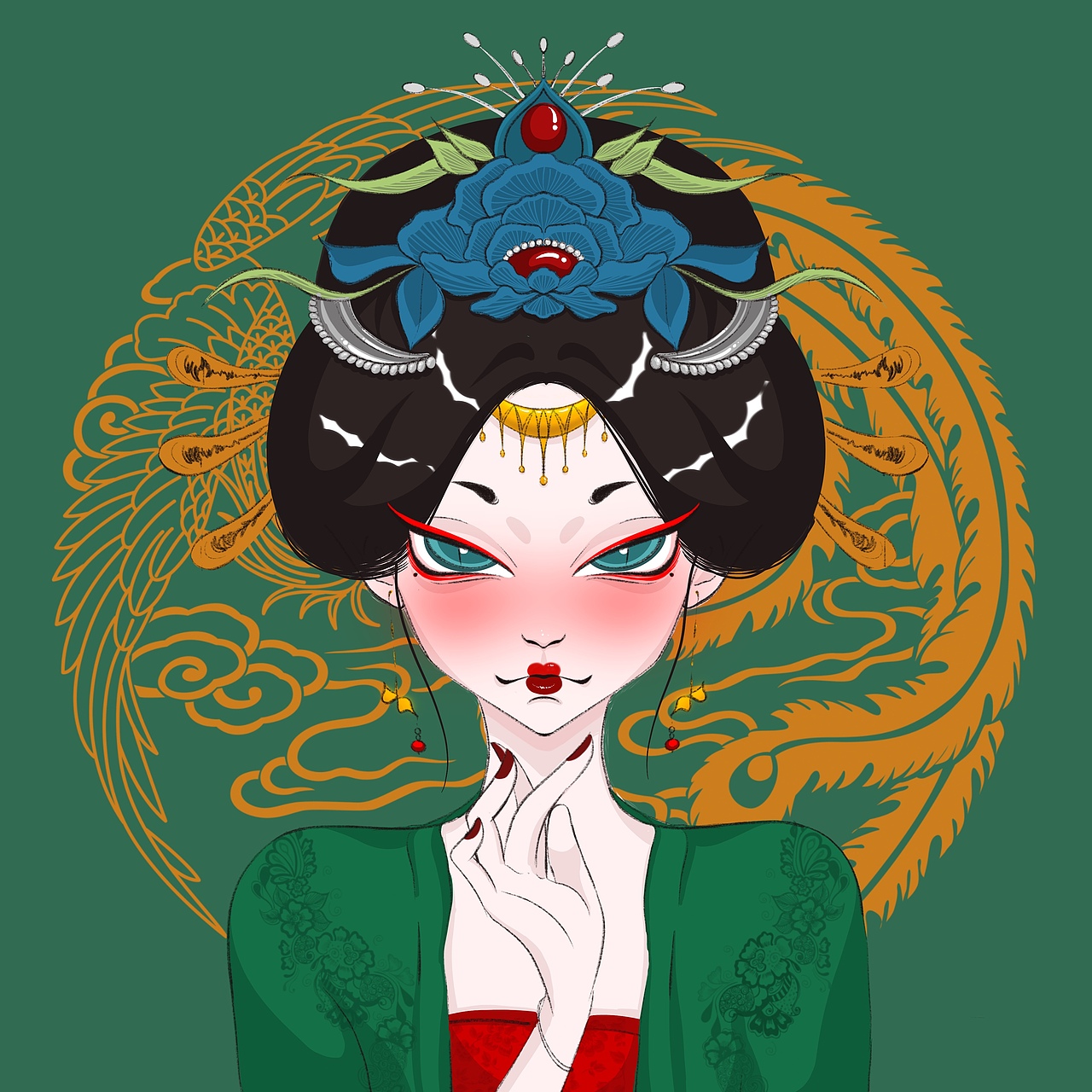 你看我是助人的妖还是害人的佛（图ZMzA3OTMyNTE2） - 创作习作 - 站酷设计师九月青梅原创素材 - 站酷ZCOOL
