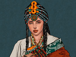 procreate｜藏族女孩