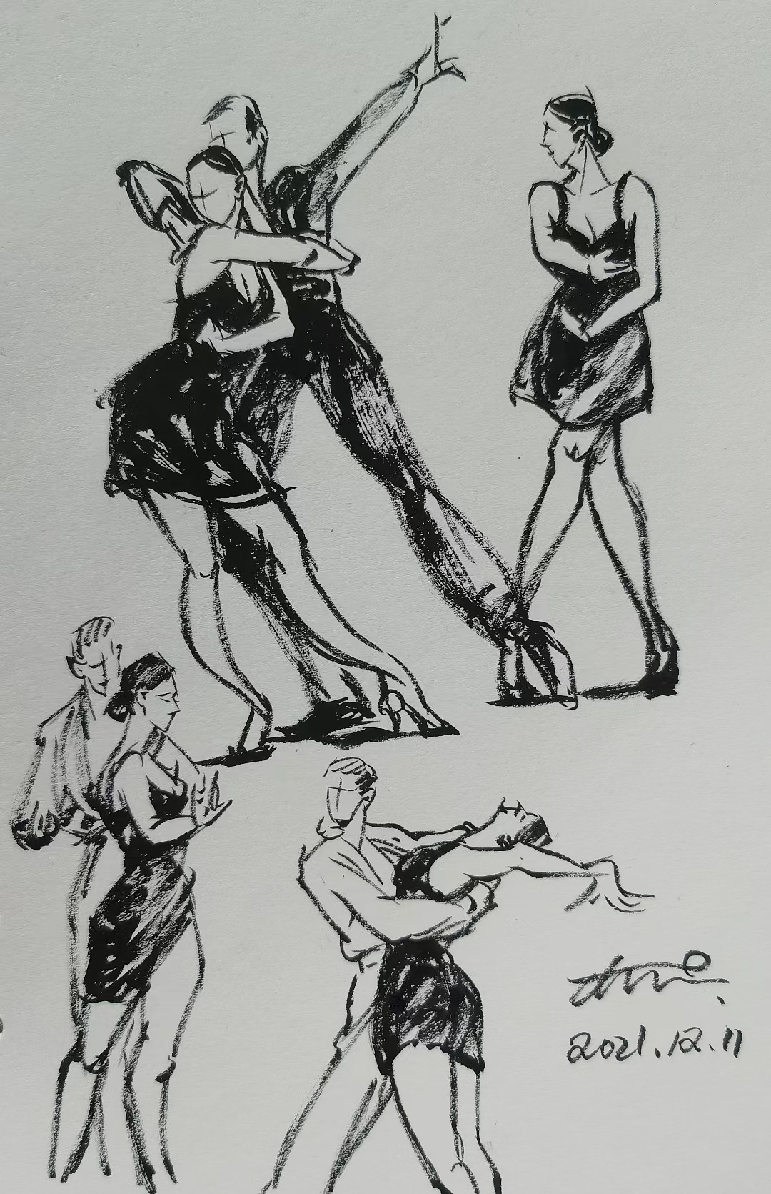 近日速写（图ZMjgxNDkwNTg0） - 绘画 - 站酷设计师张晓睿原创素材 - 站酷ZCOOL