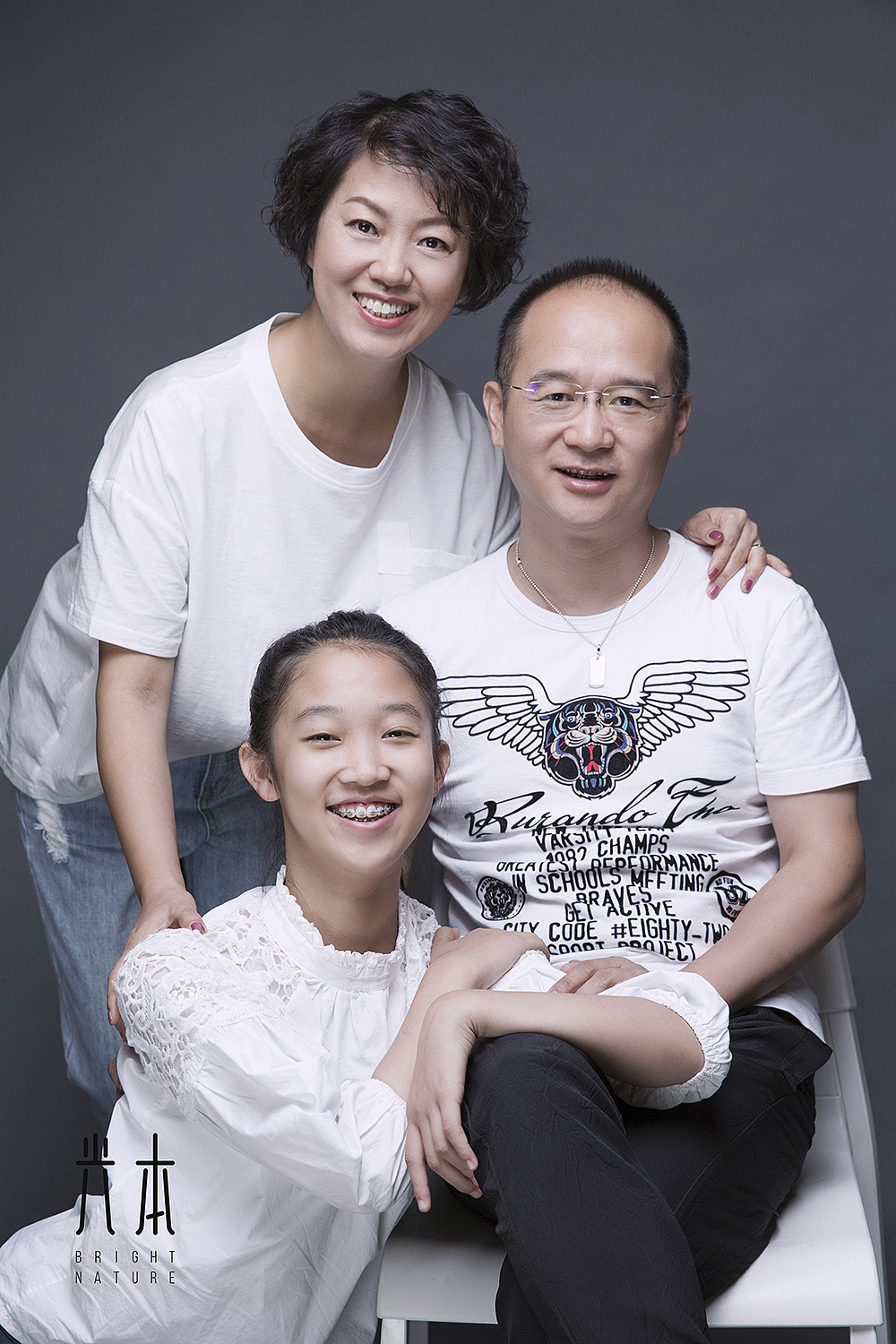 光本肖像摄影之3人家庭肖像拍摄