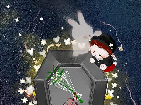 死兔（个人主页-ZNTI2NTUwNjA=） - 儿童插画 - 站酷设计师小路的通行证原创素材 - 站酷ZCOOL