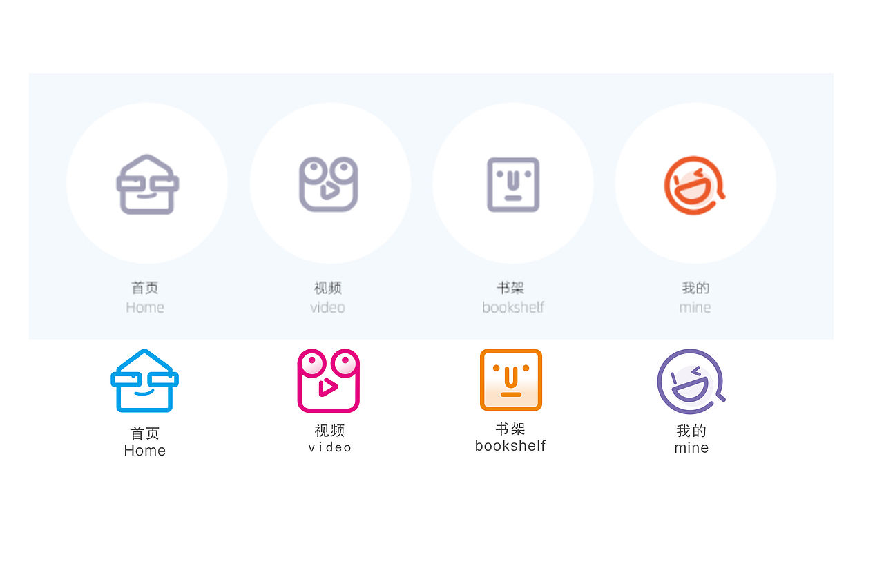 图标临摹打卡活动001期-线性表情图标