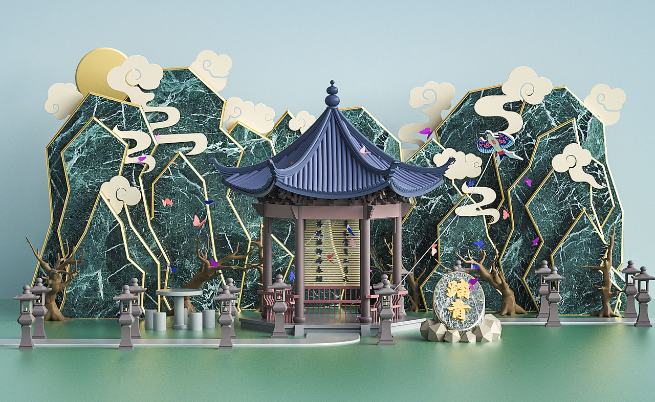 2020年OC作品合集（图ZMjQzOTg3Mjg0） - 场景 - 站酷设计师墨文SJ原创素材 - 站酷ZCOOL