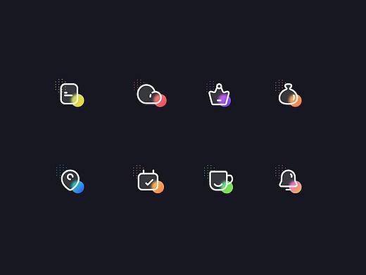 毛玻璃图标